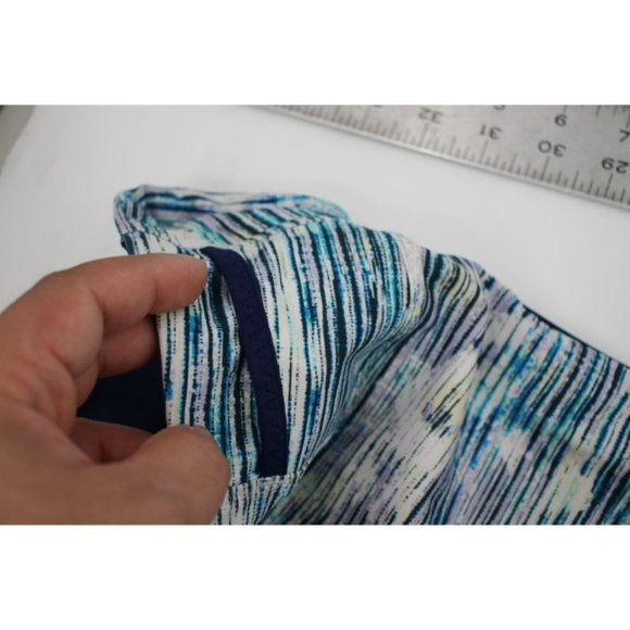 Lululemon Womens Size 4 Blurry Belle Real Quick Tight Leggings Multicolor gym - Picture 9 of 11